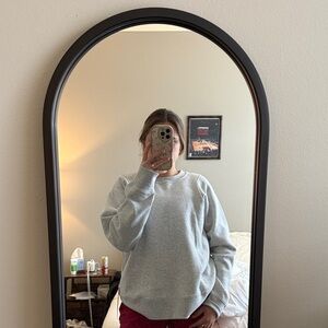 lululemon athletica Gray Crew Neck Sweater